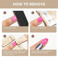 Bevimee compact remover kit suitable for home or salon.