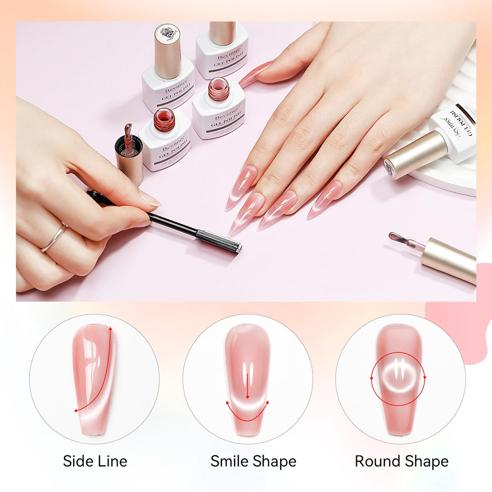Bevimee at-home nail art setup for DIY salon-like results.
