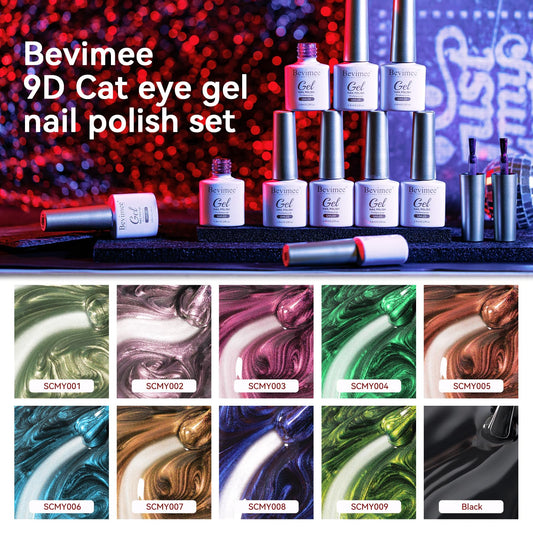 Bevimee magnetic stick helps create precise cat-eye effects during application.