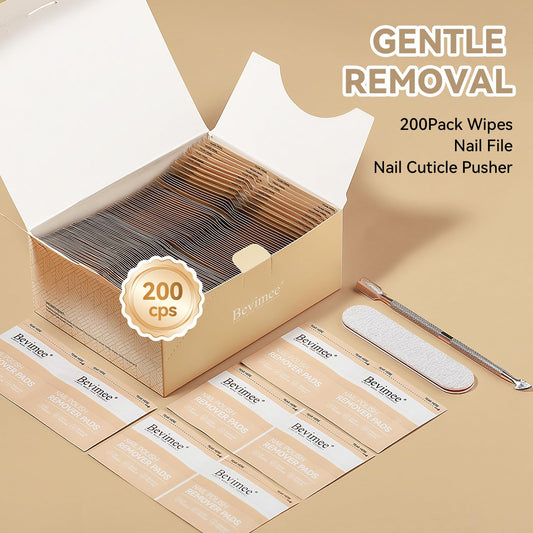 Bevimee individually wrapped wipes for compact travel touch-ups.