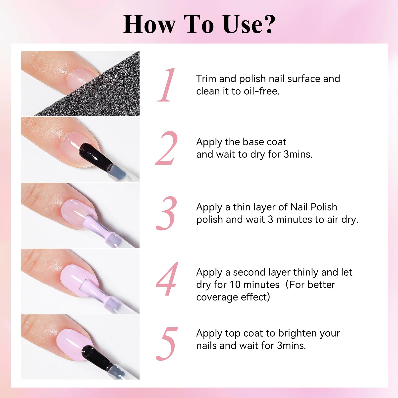 Bevimee travel-ready kit image suggesting easy on-the-go manicures