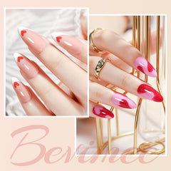 Bevimee Nude Nail Polish Set bottle detail with smooth brush