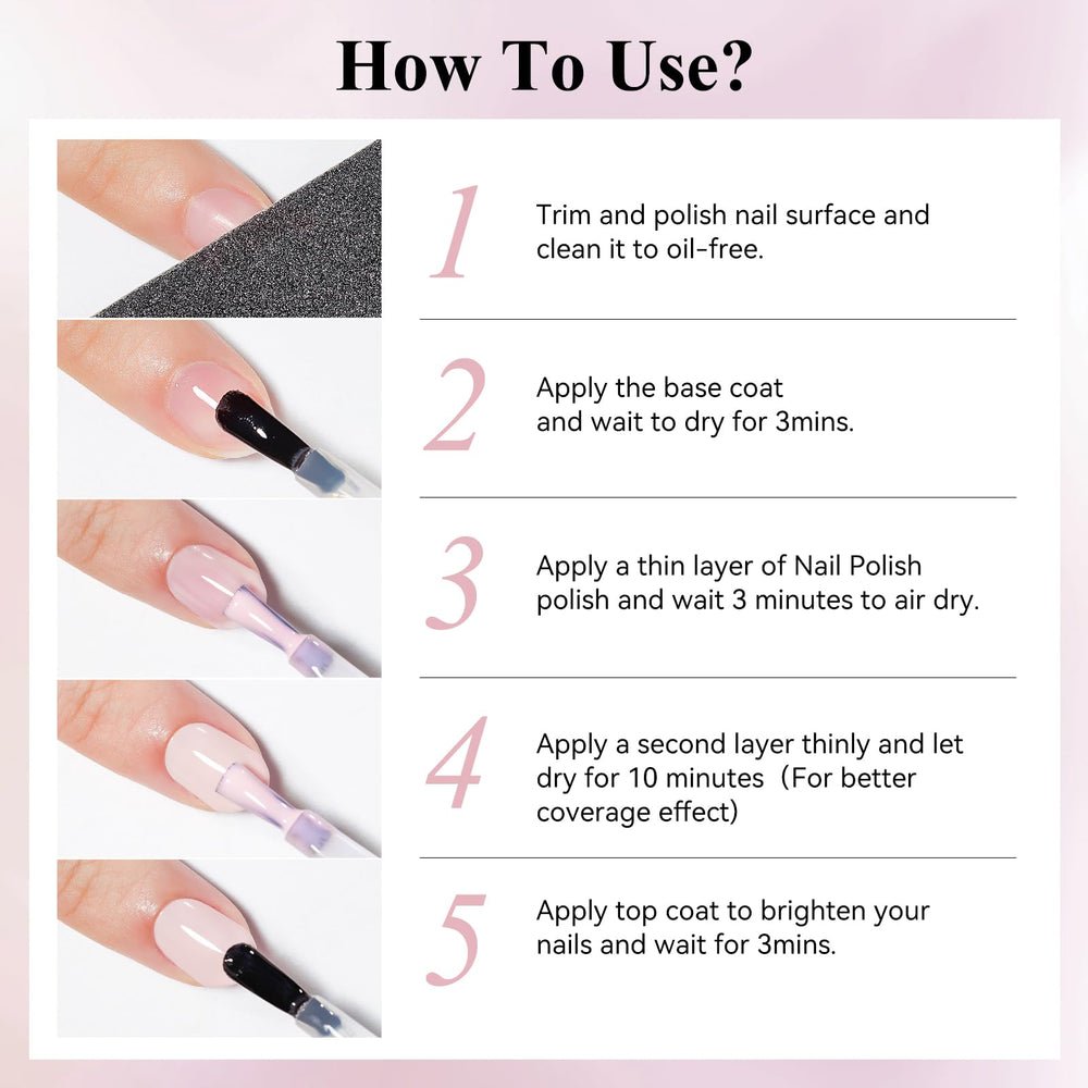 Bevimee travel friendly nail kit ready for on the go manicures.