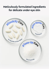 BE+WANTS Bamboo water and vegan collagen hydrate and firm the eye area.