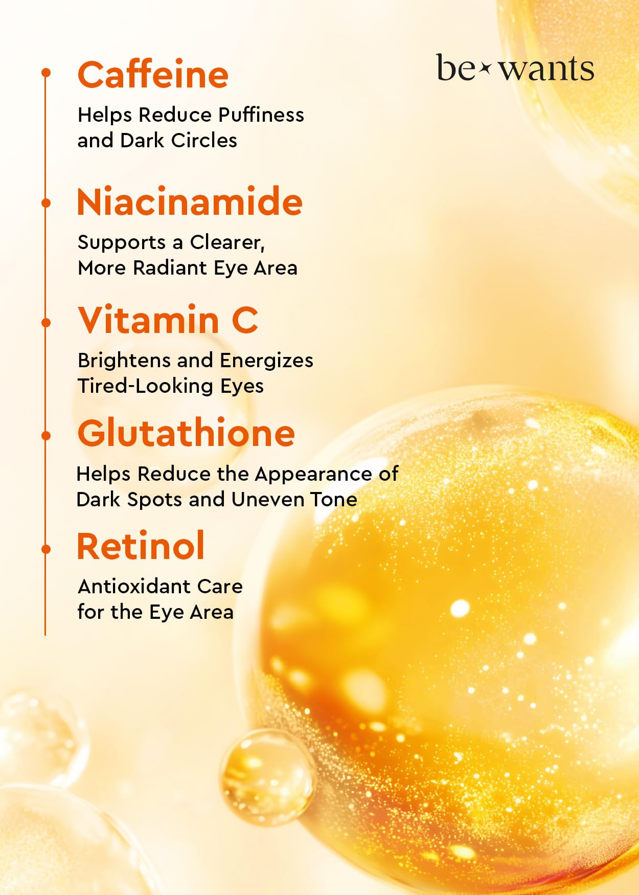 BE+WANTS bewants hydrogel cooling eye patch delivers actives with a comfortable feel.