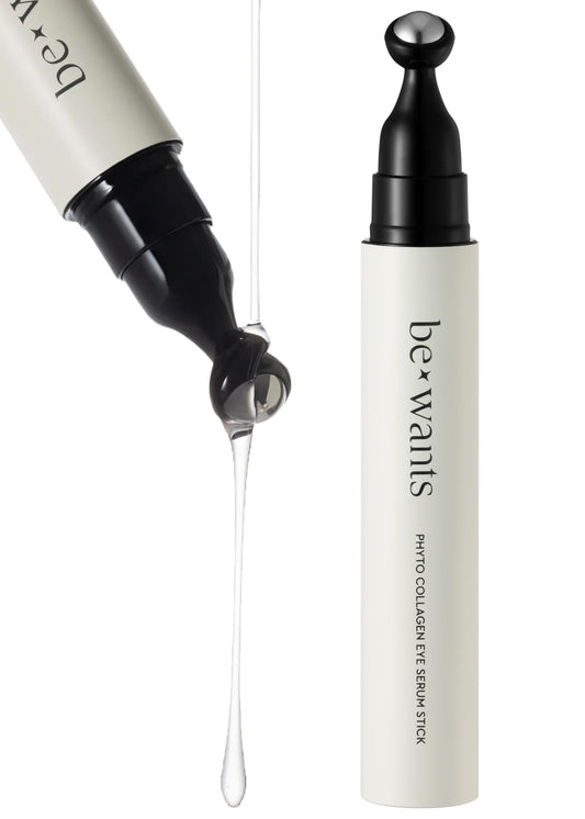 BE+WANTS Instant Eye Bag Remover with cooling metal tip for soothing puffiness