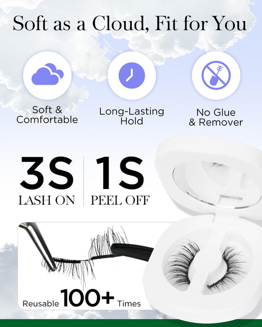 BEYELIAN lashes with durable magnets offer secure hold without weight