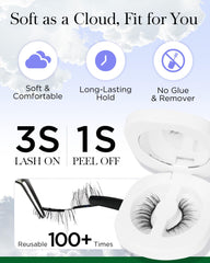 BEYELIAN lashes with durable magnets offer secure hold without weight