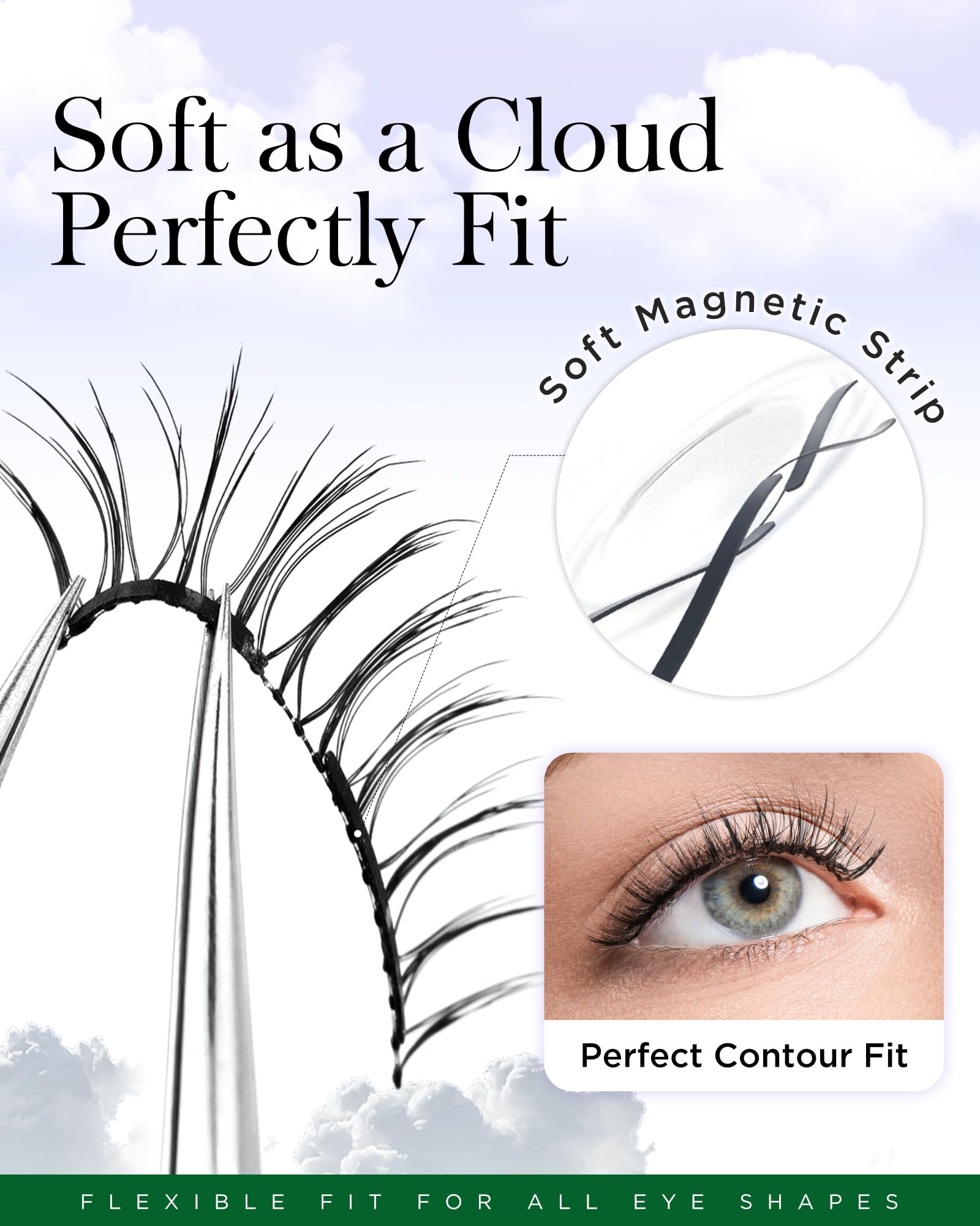 BEYELIAN glue-free magnetic lashes enable easy removal and lash health