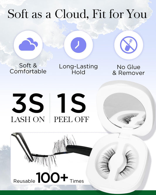 BEYELIAN applicator in use for precise lash placement