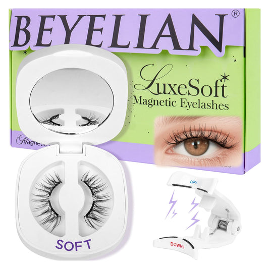 BEYELIAN magnetic eyelashes with applicator kit soft band for comfortable wear