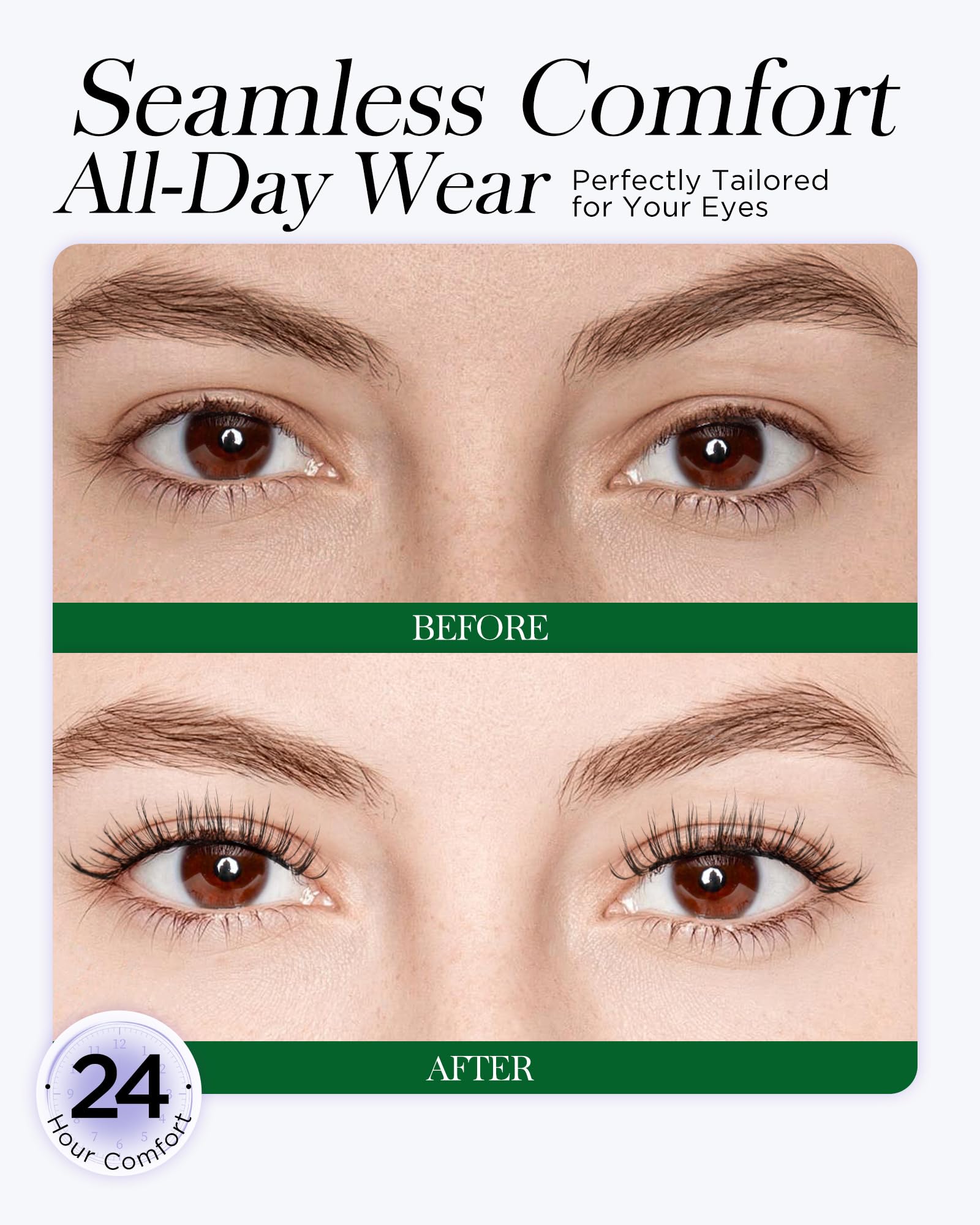 BEYELIAN lashes stay secure during daily activities with light magnets