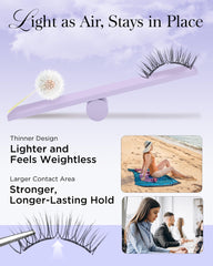 BEYELIAN lashes along lash line with natural look, no glue