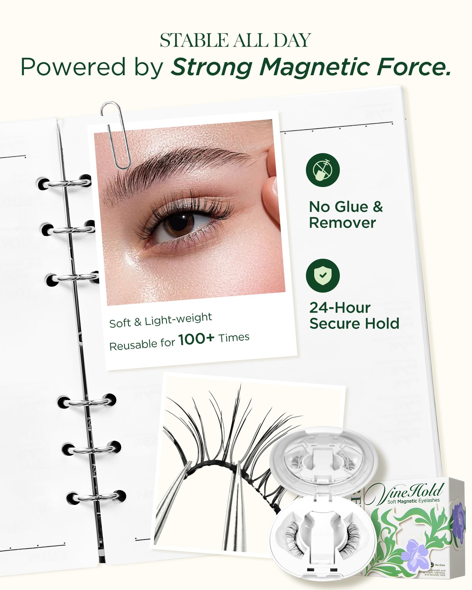 BEYELIAN Ultra-light design stays secure through daily activities without heaviness.