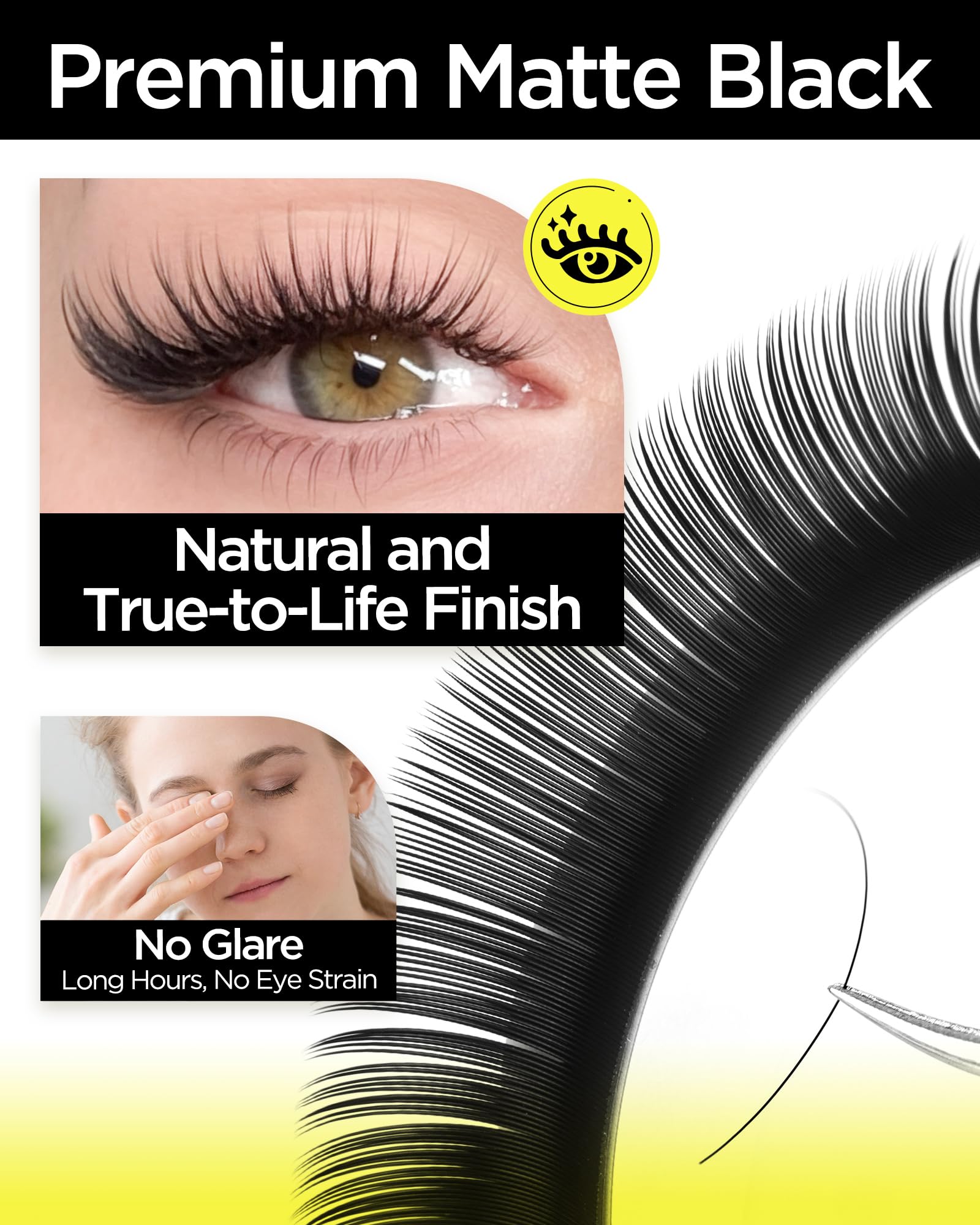 BEYELIAN volume lashes, soft and fluffy for fuller yet natural looks.