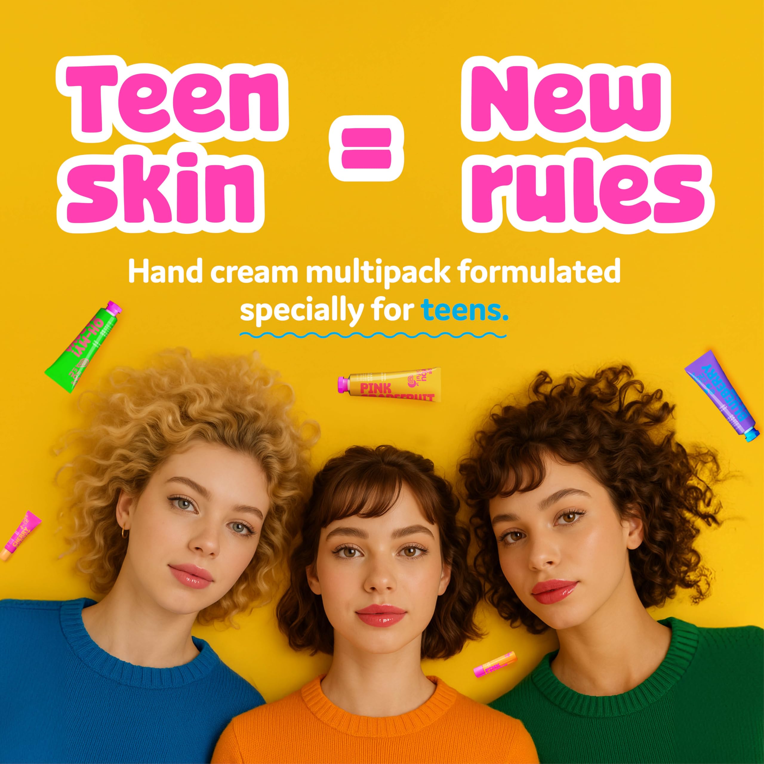 BeYoutiful raspberry scented hand cream tube with quick-absorbing moisture.
