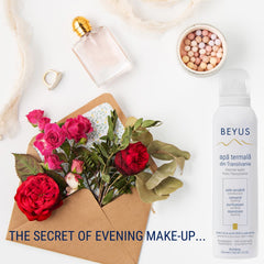 Beyus Transylvania Thermal Water compact packaging for travel and daily use.