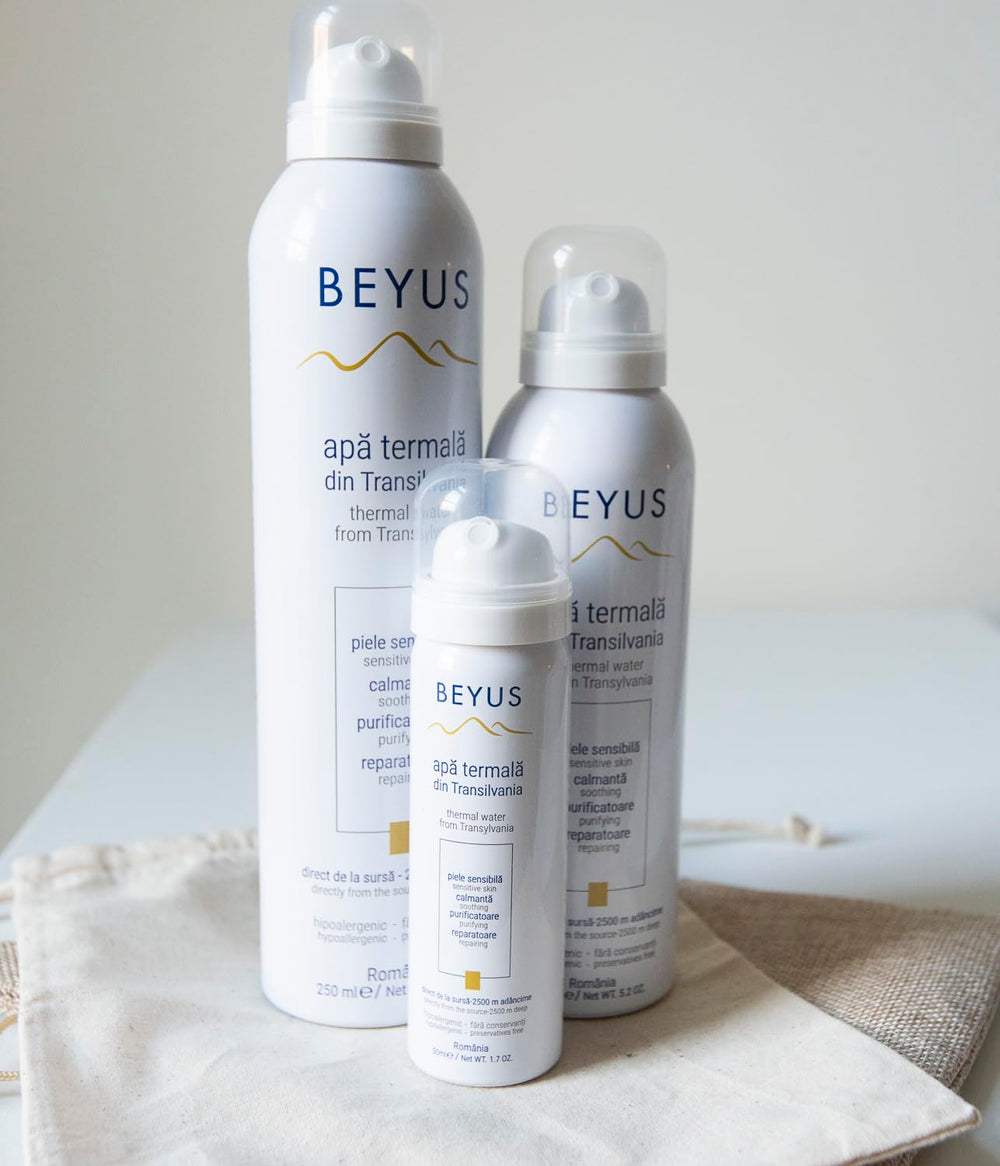 Beyus Transylvania Thermal Water is an ideal gift for sensitive skin.