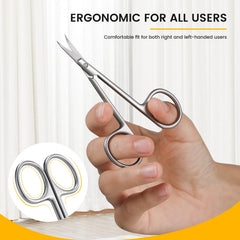 BEZOX hangnail trimming scissors for careful, accurate cuticle and hangnail work.