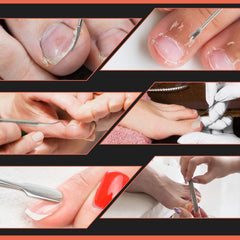 BEZOX nail pushers and lifters essential for pedicure.