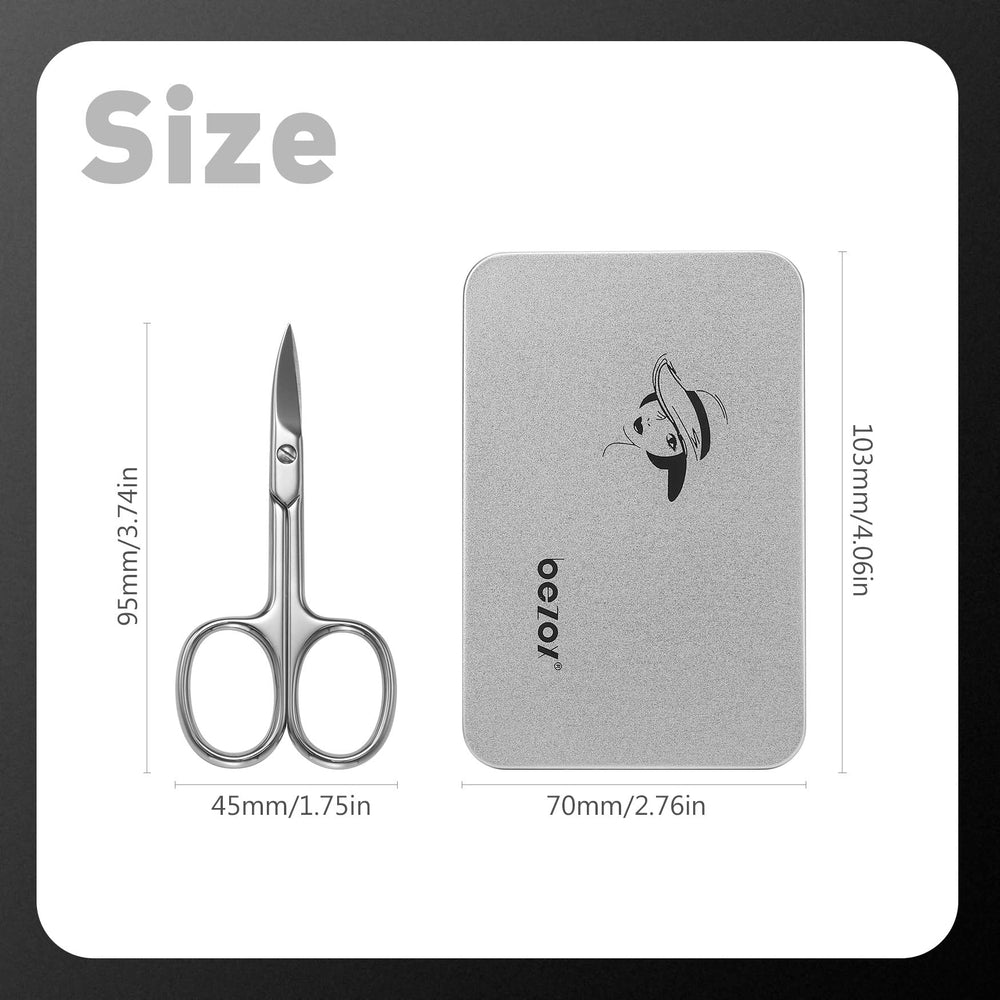 Lightweight BEZOX scissors with compact design for everyday use