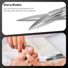 Durable stainless steel BEZOX scissors for lasting sharpness and reliability