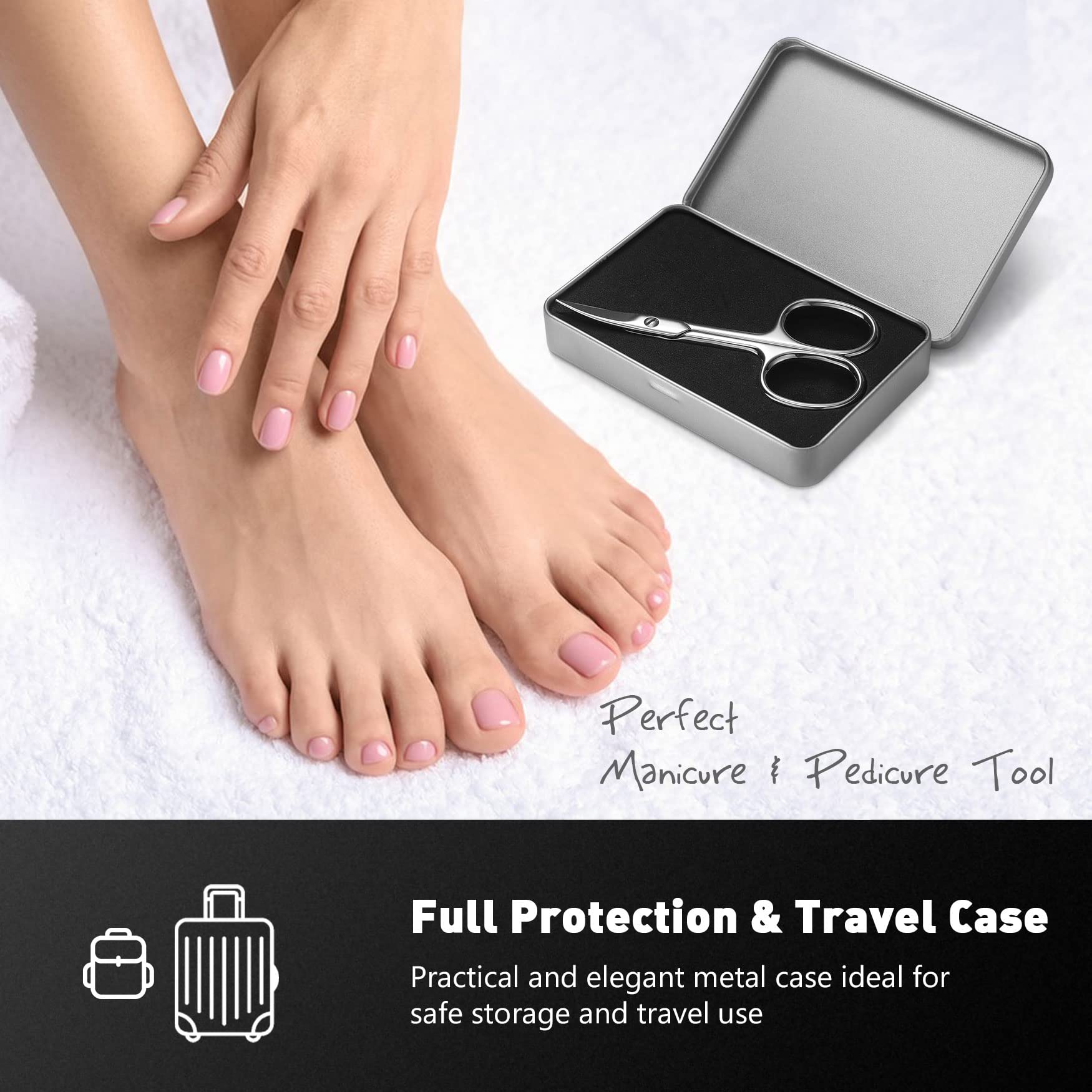 BEZOX multi-functional trimmer handles nails and cuticles safely