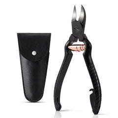 BEZOX podiatrist toenail clippers front view, sturdy steel for thick nails.