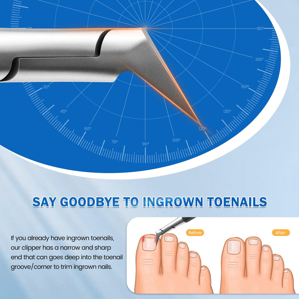 BEZOX clipper features silicone coated handle for comfortable grip