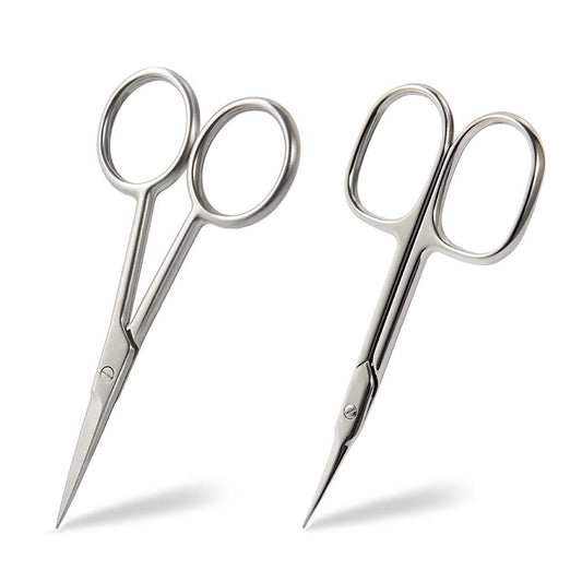 BEZOX small scissors 2pcs packaging view showing travel-ready kit