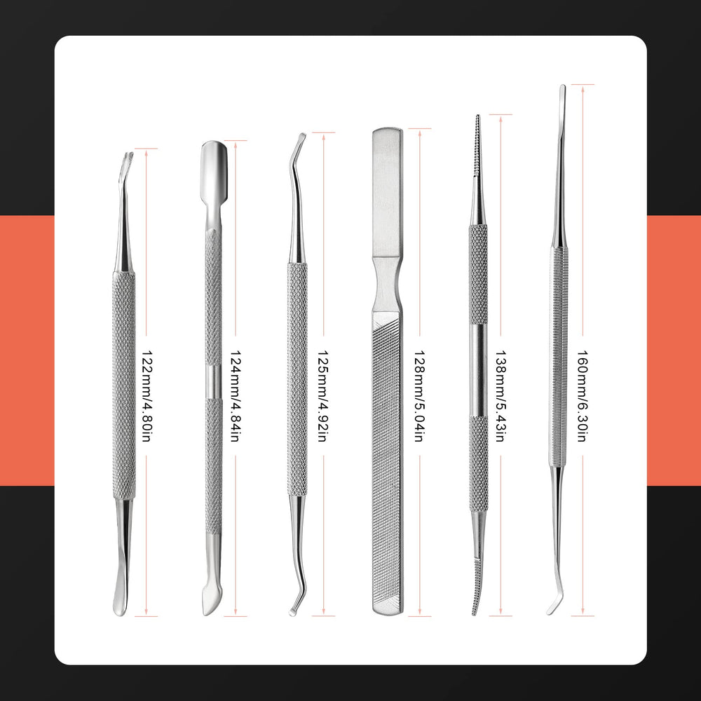 BEZOX stainless steel pedicure tools are durable.