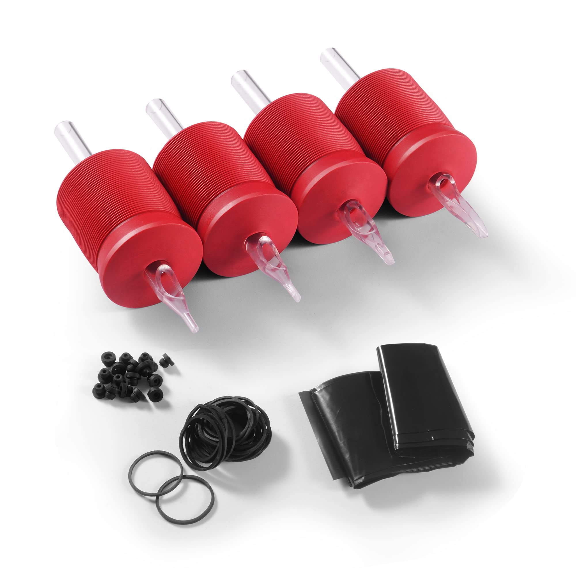 BEZTAT red silicone grip 1.25 inch for comfortable long sessions and precise control