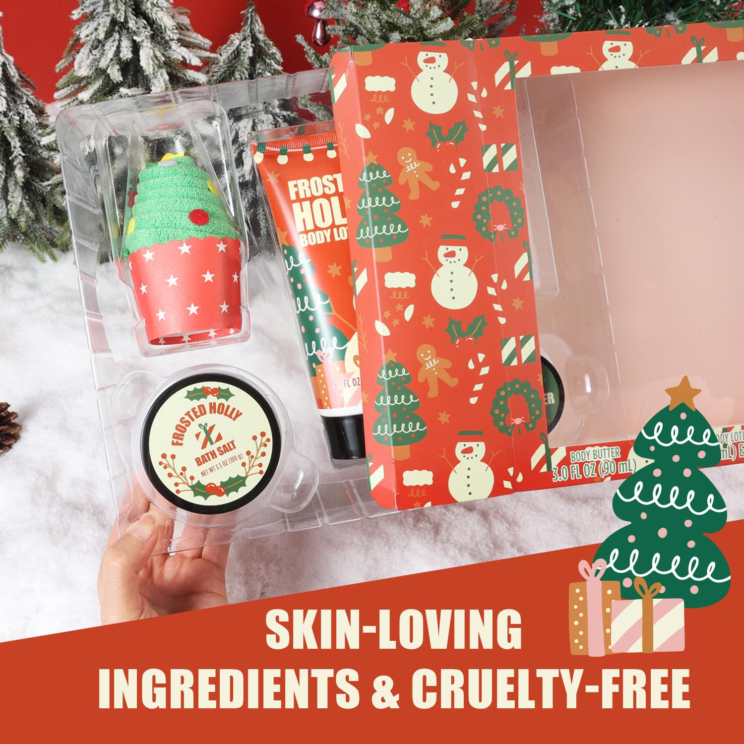 BFFLOVE body butter tub from the 5-piece set for lasting moisture