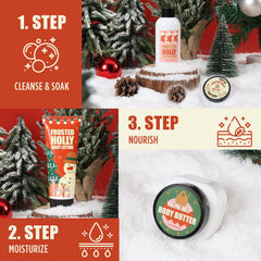 BFFLOVE tree-shaped towel included in the 5-piece gift set
