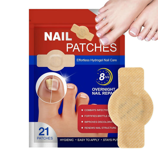 BFGCKJ patches on toenails support gradual clarity and nail health