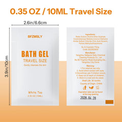 BFZMSLY white tea scent on compact travel sachets for refreshed bathrooms