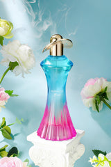 Bharara Gorgeous Blush bottle emphasizes the floral heart with lily and jasmine elegance