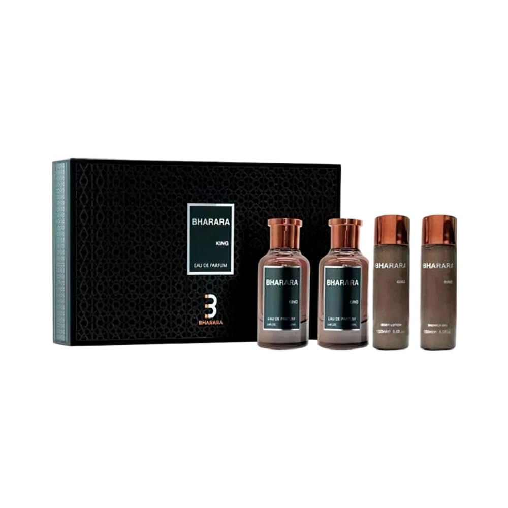 Bharara King 3.4 EDP bottle shows citrus opening for confident daily wear