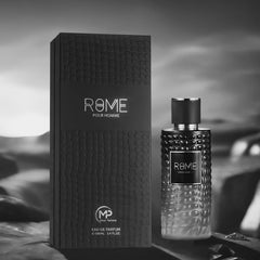 Bharara Rome Pour Homme lifestyle shot suggesting day-to-night versatility.