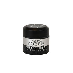 Bheppo tattoo butter front jar showing label and compact design for easy storage