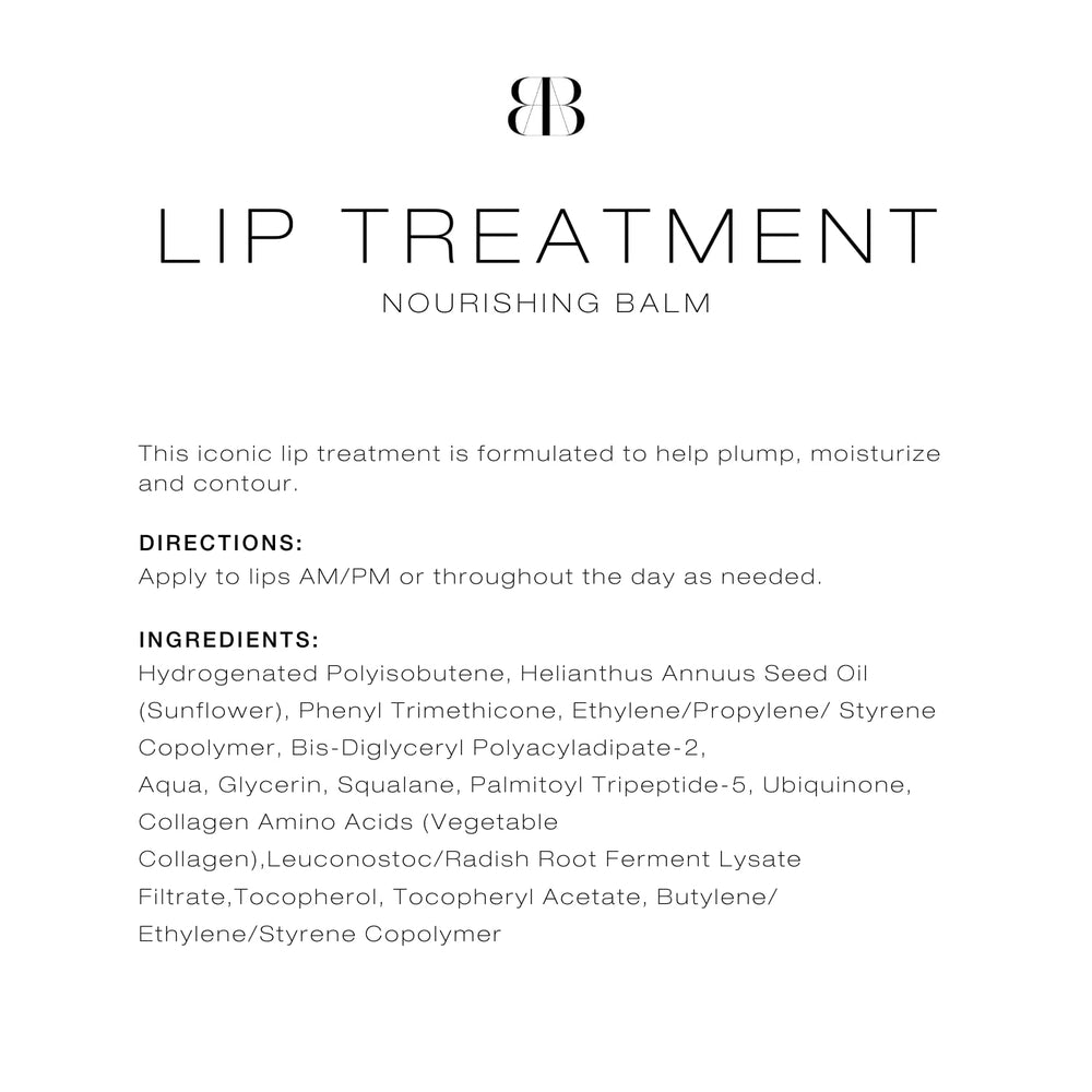 Macro texture of clear balm on lips from Biba De Sousa Lip Treatment.