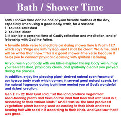 Spiritual purification ritual image hints at mindful cleansing moments