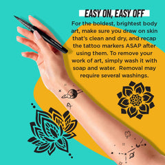 BIC BodyMark ideal for parties, festivals, and costumes for creative expression.