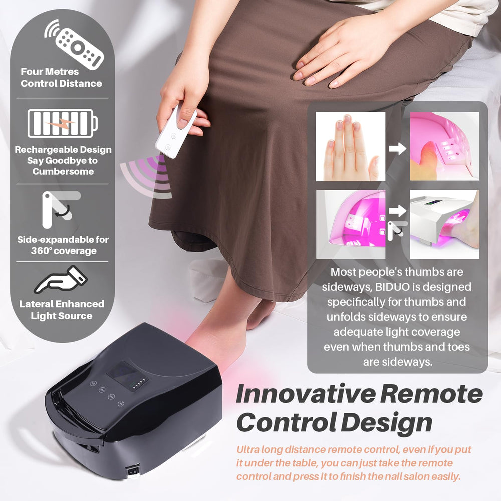 BIDUO auto sensor with four timers for hands-free operation.