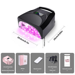 BIDUO cordless portable nail lamp ideal for at-home spa days.