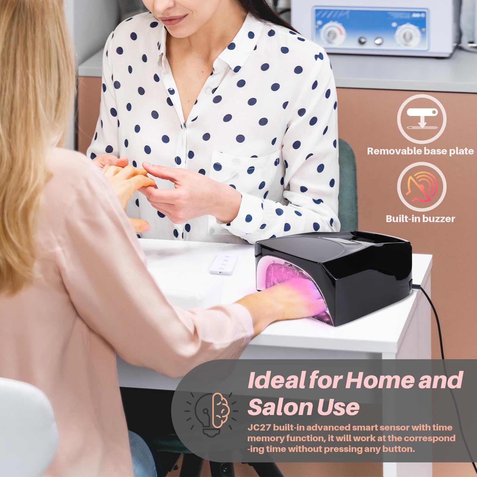 BIDUO thumb light ensures complete coverage on every finger.