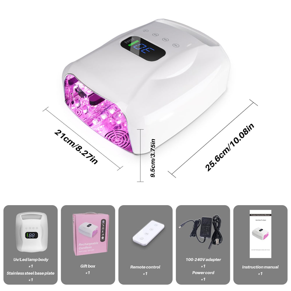 BIDUO Y8-Pro 96W high-power performance speeds gel curing.