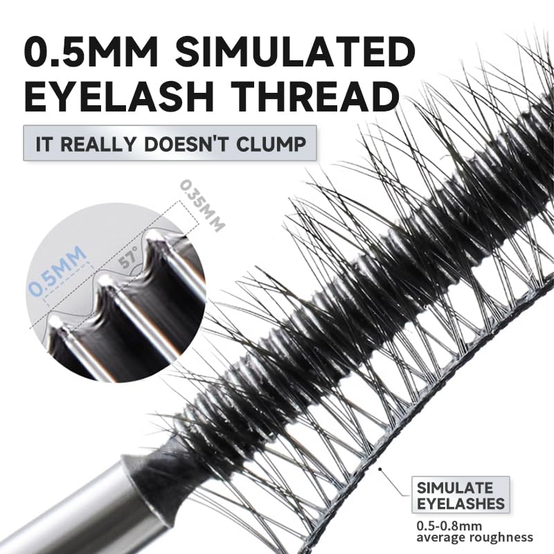 Biewals Iron Wand Mascara buildable coverage from natural to bold.