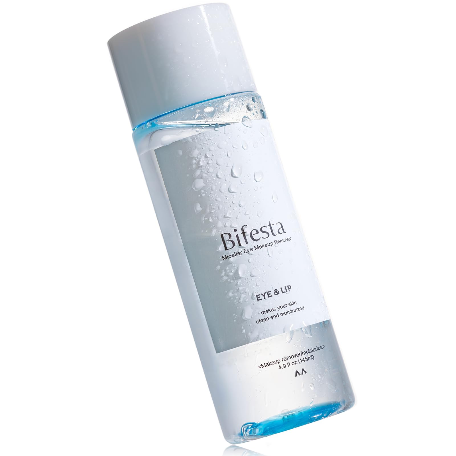 Bifesta Eye & Lip Micellar Remover bottle shows gentle, effective cleanse for waterproof makeup.