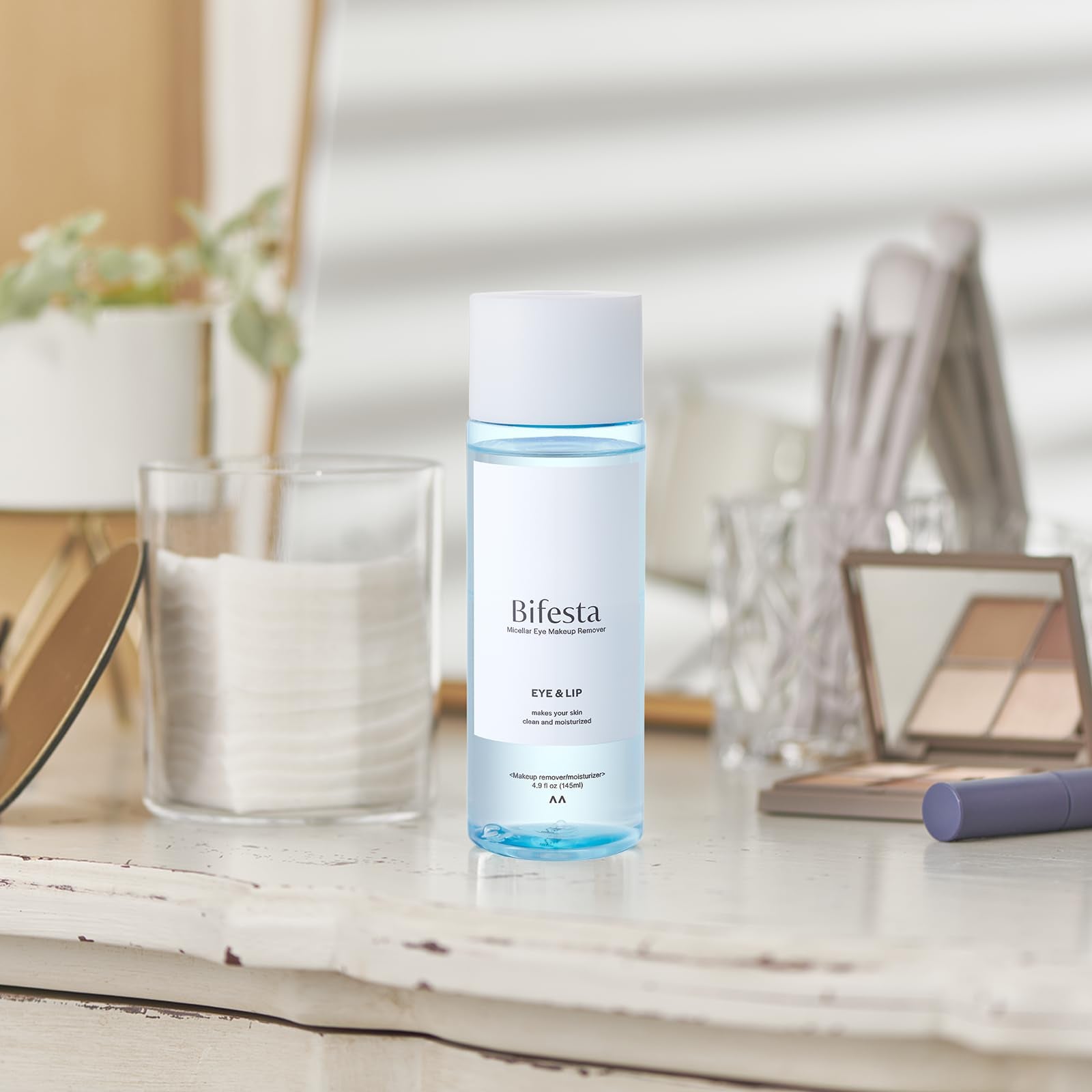 Bifesta sensitive-skin-friendly formula suits daily makeup removal.